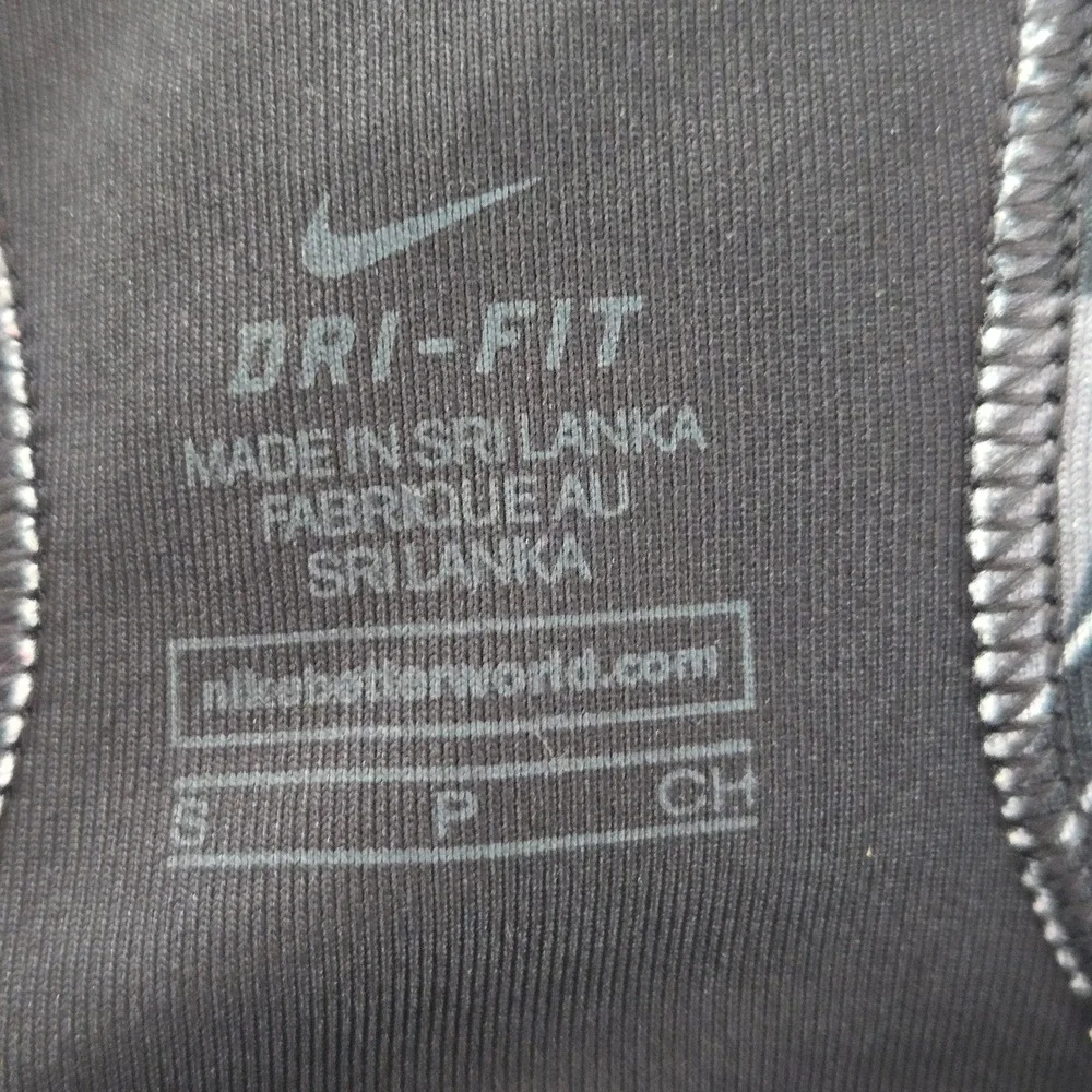Nike Dri-Fit Racerback Sports Bra Womens S Black White Pink Exercise Workout